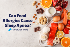 can food allergies cause sleep apnea?