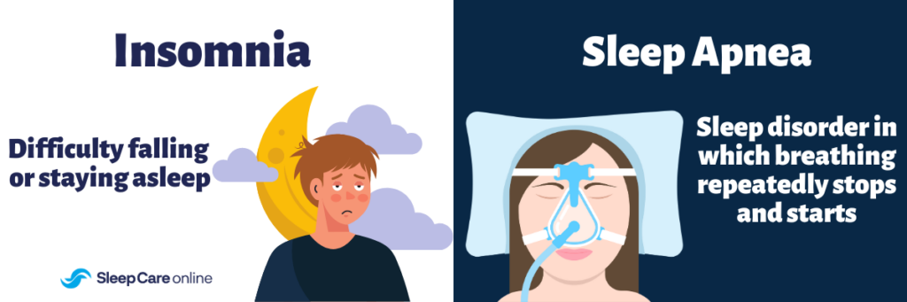 insomnia vs sleep apnea