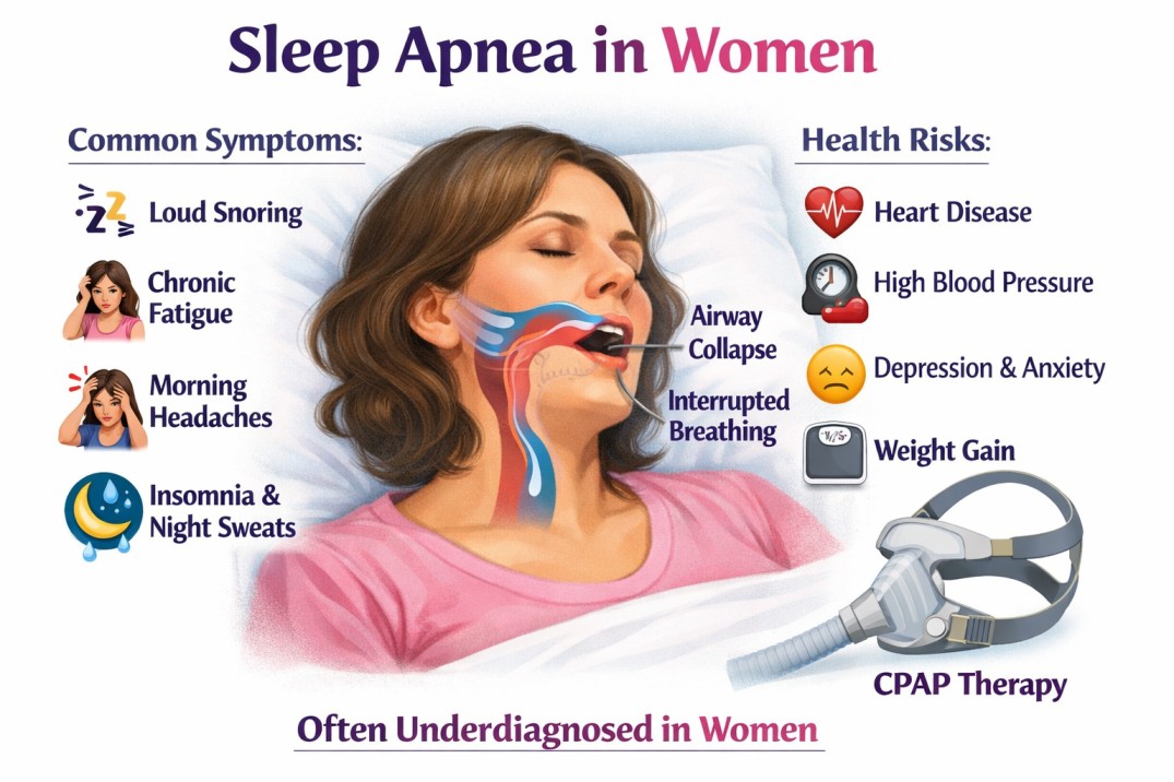 sleep apnea in women